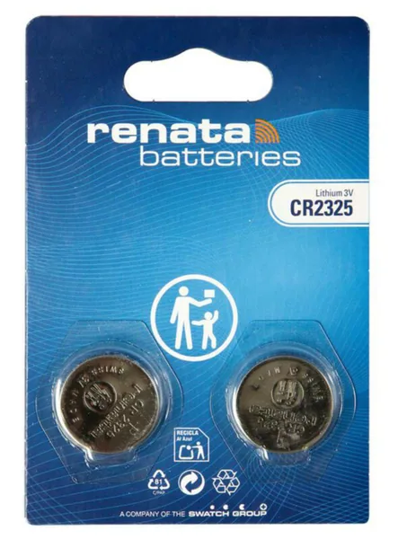 Paristo nappi lithium Renata CR2325/BP2 3V/190MAH BLISTER