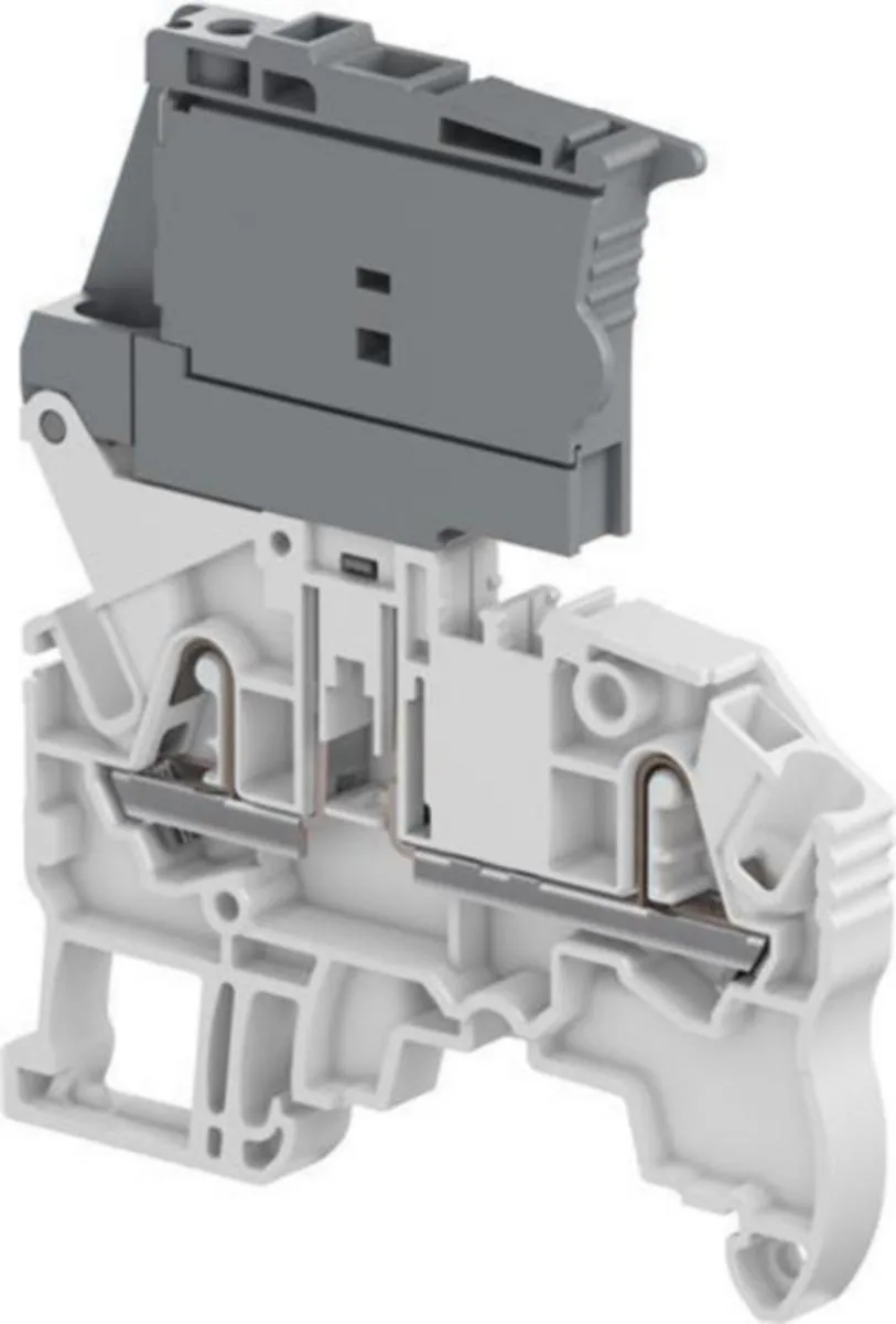 Sulakeliitin TE / ABB Entrelec -liittimet - SULAKELIITIN TE/ABB ENTRELEC HARMAA, LEV:6MM, JOHTO:2,5MM2