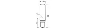 Vakiolamppu Ledvance Performance Special T Slim - VAKIOLAMPPU LEDVANCE T SLIM 6,5W/827 806LM B15D CL