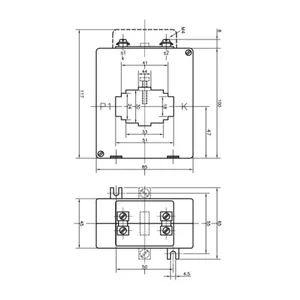 Virtamuuntaja kiinteä S.T.E Strumenti TC50 0,2S - VIRTAMUUNTAJA KIINTEÄ STE TC50 LK 0,2S 400/5A 2VA