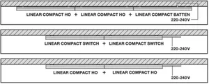 Yleisvalaisin pinta Ledvance Linear Compact Switch - YLEISVALAISIN P LINEAR COMPACT LN COMP SWITCH 600 8W/3000K