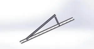 Kattoteline/Asennuskolmio Solarclick - ASENNUSTARVIKE SOLARCLICK TASAKATTO ASENNUSKOLMIO 25