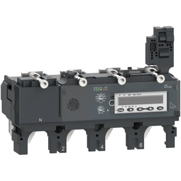 Kompaktikatkaisijan suojarele Schneider Electric ComPactT MicroLogic 4P 6.3E 630A NSX630