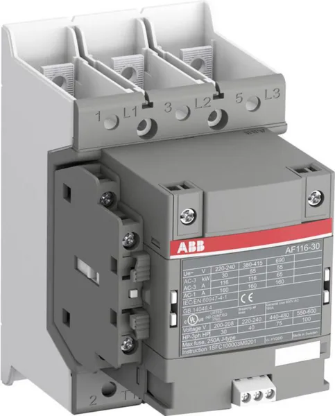 Kontaktori ABB AF116-30-11-33 55KW 1S+1A 116A
