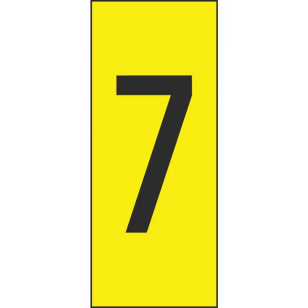 Merkintäkilpi Hammarprodukter H50 numerot 7