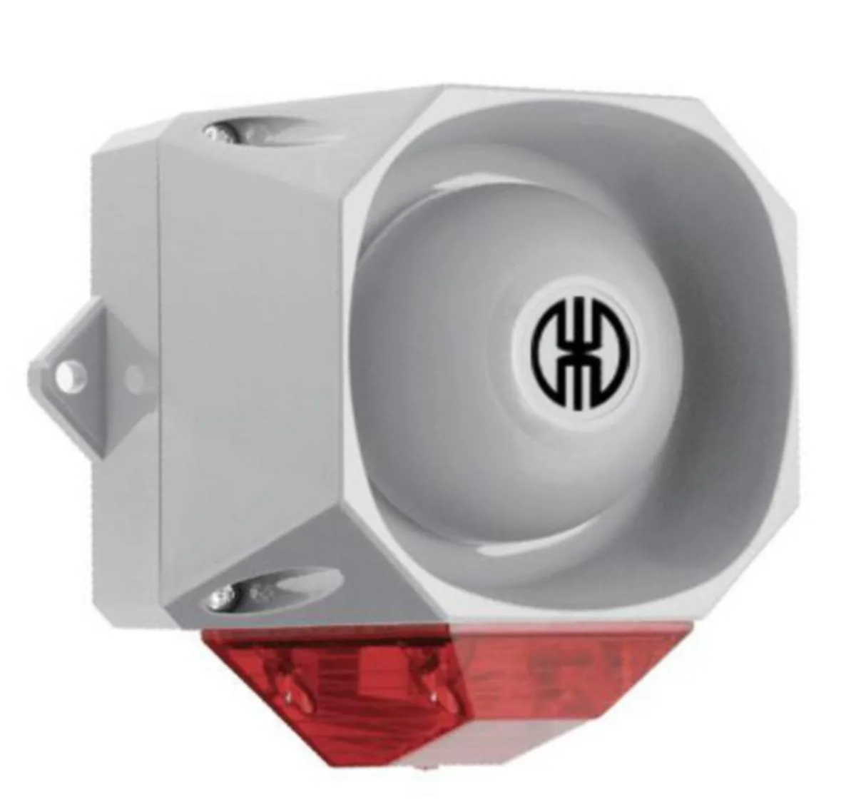 Sireeni WERMA Signaltechnik 439 VÄL./32-ÄÄNI 9-60VDC HAR/PUN – harmaa
