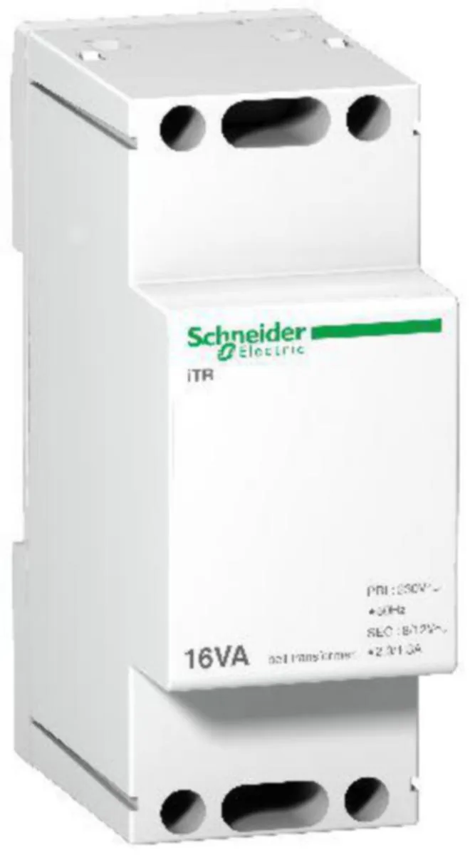 Soittokellomuuntaja Schneider Electric Acti 9 - SOITTOKELLOMUUNTAJA ACTI9 ITR 16VA 230V 8/12V
