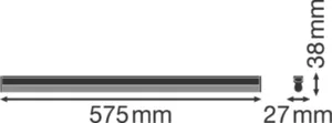 Yleisvalaisin pinta Ledvance Linear Compact Batten - YLEISVALAISIN P LINEAR COMPACT LN COMP BATTEN 600 10W/4000K