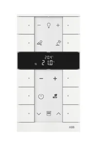 Huonetermostaatti ABB-free@home - HUONETERMOSTAATTI ABB FREEHOME 10-OS T MVAL