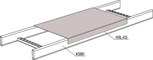 Kaapelitien kansi Meka KRL-KS tikashylly - KAAPELITIEN KANSI TIKASH. MEKA KRL-KS-500 L=3000 XPG