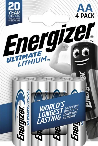 Paristo lithium Energizer Ultimate NEW AA 4-PAK