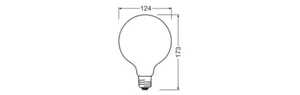 Sisustuslamppu Ledvance Value Classic - SISUSTUSLAMPPU VALUE CLASSIC G125 17W/827 2452LM E27 FR