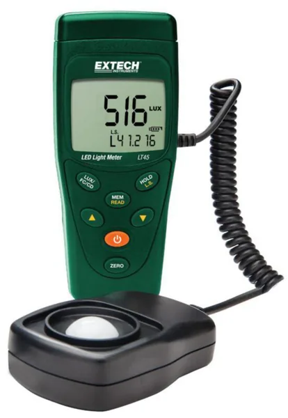 Valaistusvoimakkuusmittari LT45 Extech