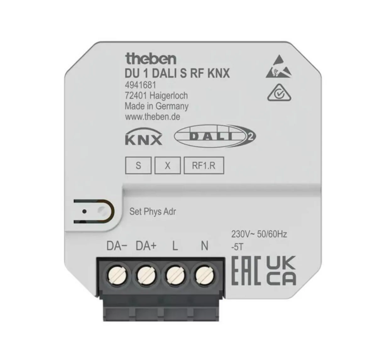 Valonsäädin Theben KNX - VALONSÄÄDIN KNX THEBEN DU1 DALI S RF KNX HIMMENNIN