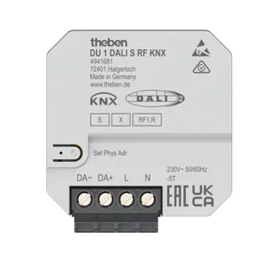 Valonsäädin Theben KNX - VALONSÄÄDIN KNX THEBEN DU1 DALI S RF KNX HIMMENNIN