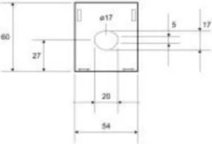Virtamuuntaja kiinteä Eaton T-Line - VIRTAMUUNTAJA KIINTEÄ T-LINE HF3A 50/5 A