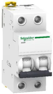 Johdonsuojakatkaisija Schneider Electric Acti 9 C-käyrä 2-nap 6kA - JOHDONSUOJAKATKAISIJA ACTI9 IK60N 2x2A/C/6kA