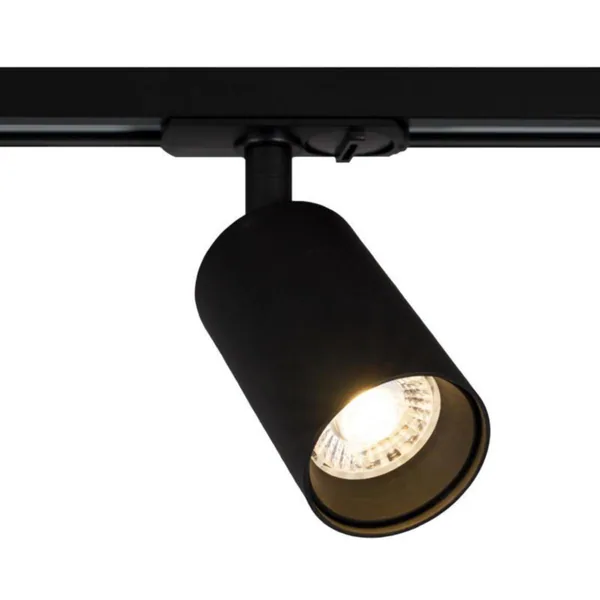 Kohdevalaisin Hide-a-lite Optic Track Focus GU10 1-VAIHE MUSTA