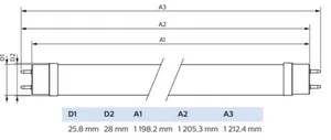 LED-valoputki T8 Philips Master LEDtube - LED-VALOPUTKI T8 MASTER LED T8 L1200 830 2000LM 14W EM230V