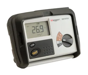 Maadoitusvastusmittari Megger DET4TD2 - MAAVASTUSMITTARI MEGGER 4-PISTE CAT IV 100V IP54