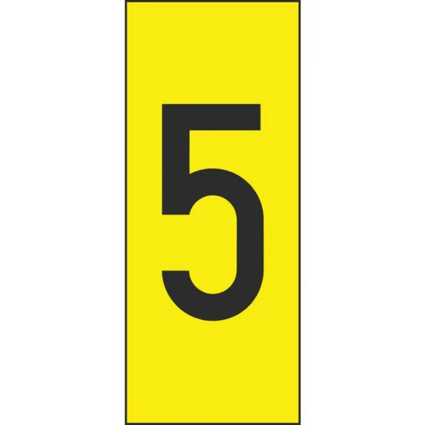 Merkintäkilpi Hammarprodukter H50 numerot 5