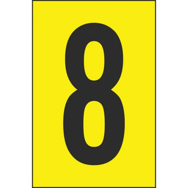 Merkintätarra Hammarprodukter numerot HAMMAR HEIJASTETARRA NUM. 8 (KELT
