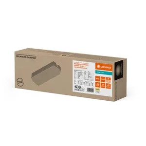 Pinta-asennusvalaisin Ledvance Bulkhead Value - PINTA-AS.VALAISIN LEDVANCE BLKH RECT 8W CCT PS BK SENSOR