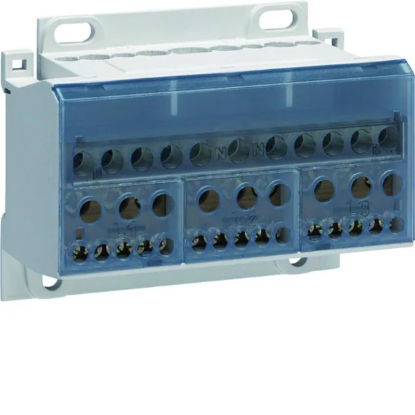 Haaroitusliitin Hager kannella KJ02E 4N 100A LÄPIN.KANNELLA