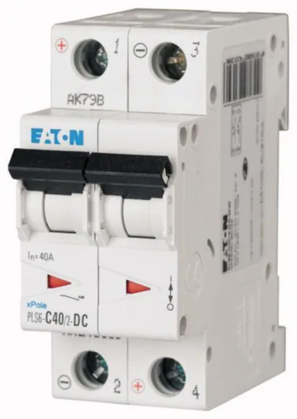 Johdonsuojakatkaisija Eaton Xpole PLS6-C40/2-DC-MW