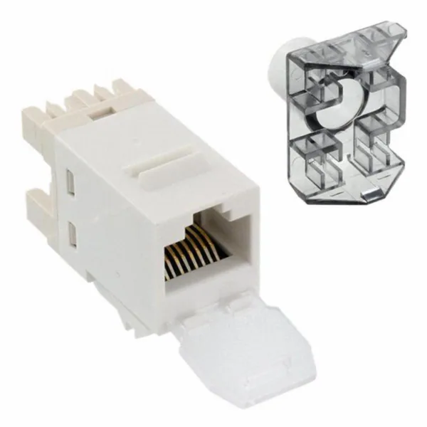 Liitinyksikkö Netconnect Cat6 UTP SL VAL. PÖLYLUUKKU