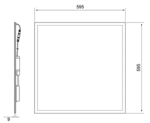 Moduulivalaisin Airam Pro Plata Pro OP - MODUULIVALAISIN PLATA PRO OP 40W/830 ACO DA2