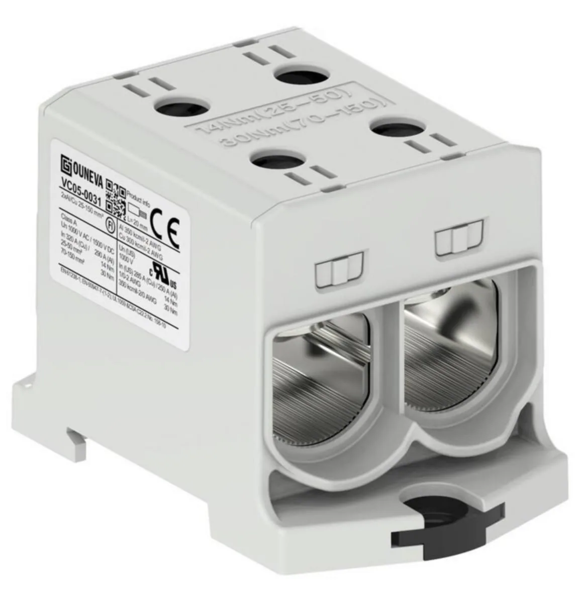 Riviliitin Ouneva OTL 2XAL/CU 25-150MM2 HA. 50 KPL