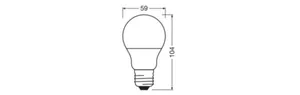 Vakiolamppu Ledvance Value Classic - VAKIOLAMPPU VALUE CLASSIC CLA 8W/830 806LM E27 OP 10KPL