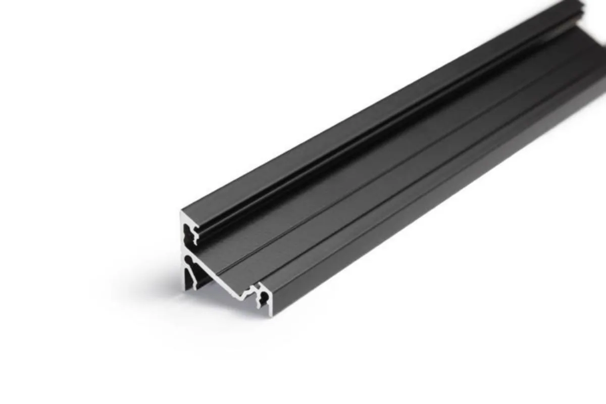 Valoprofiili ELIFE Kulma14 - VALOPROFIILI/-NAUHA ELIFE AL 24X19X2000 MUS