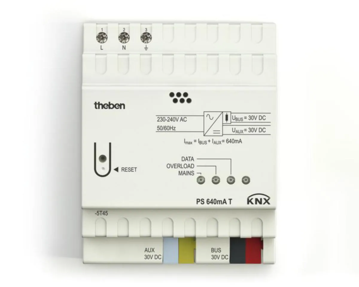 Virtalähde Theben KNX PS mA T, PS 640 MA T KNX