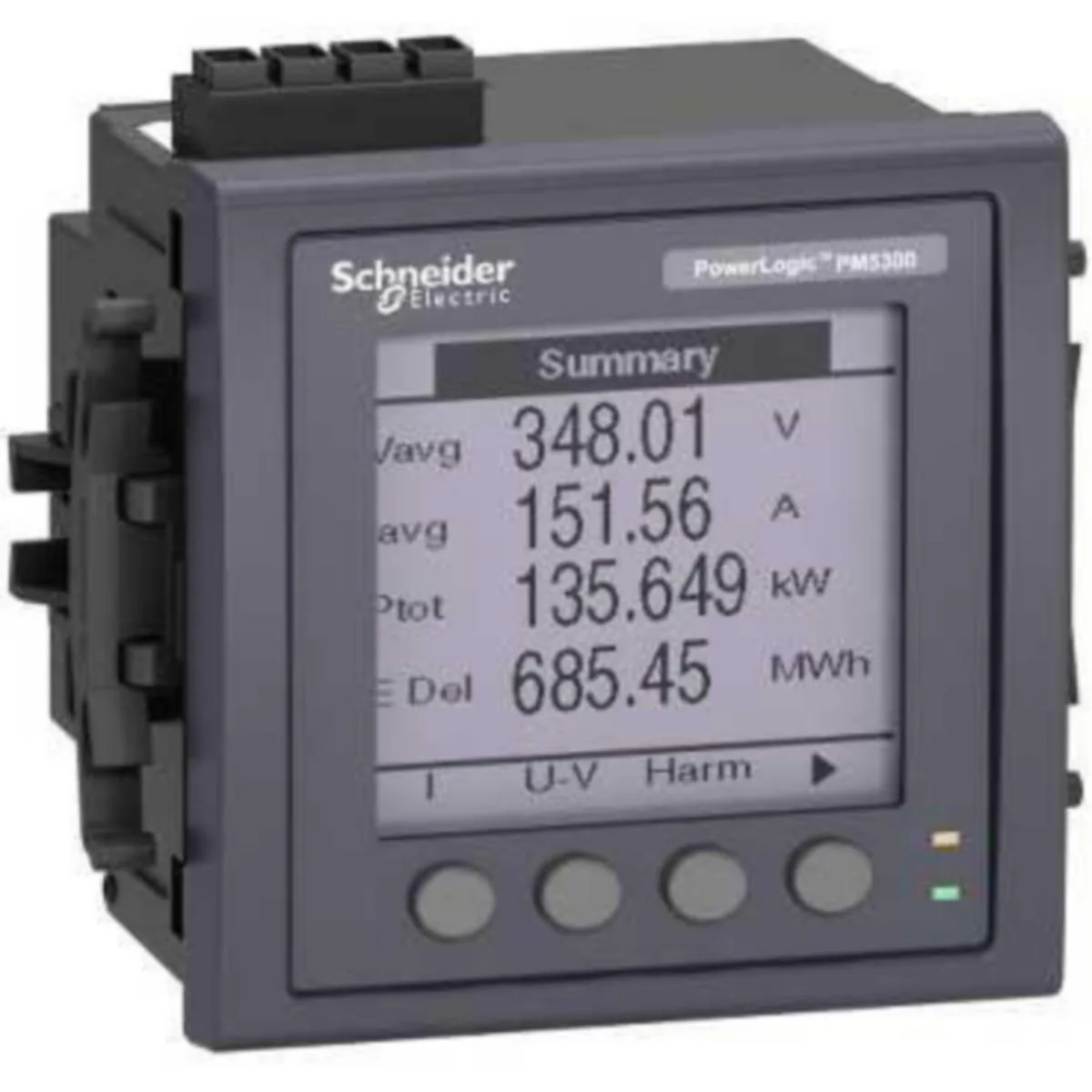 Energiamittari paneeli Schneider Electric Powerlogic - ENERGIAMITTARI PAN. POWERLOGIC PM5320 3V X/5A LK0,5S PAN