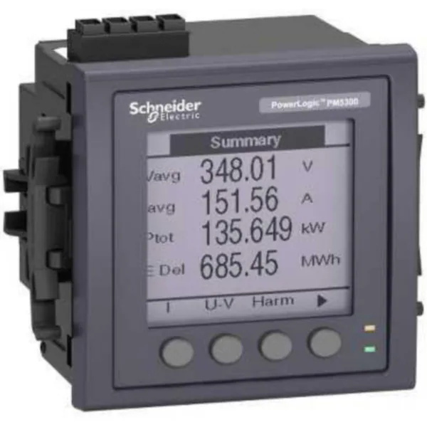Energiamittari paneeli Schneider Electric Powerlogic