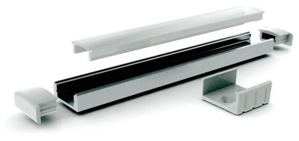 LED-alumiiniprofiili Airam Slimline 7 Optical Profiili 2m 60D AL ACC