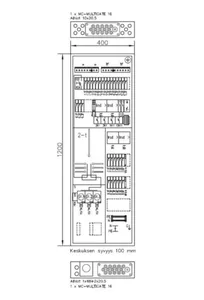 Mittauskeskus uppo/pinta UTU boxer - MITTAUSKESKUS UPPO/PINTA BOXER BOXER3830+SLY1.2J2T-1200 50A I