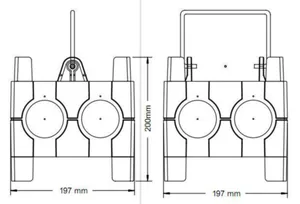 Pistorasiakeskus PCE IMST - PISTORASIAKESKUS PCE 9030010 16A IP44 2CEE 4SCH