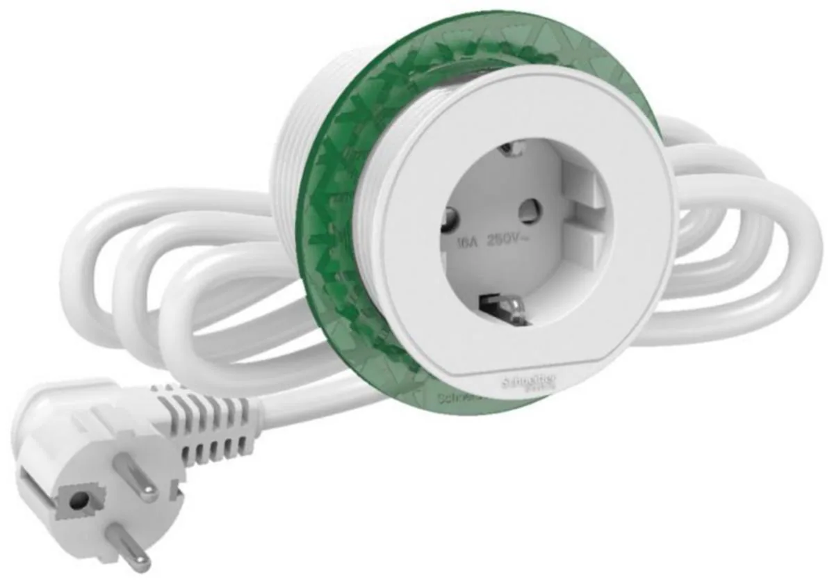 Pistorasiapaneeli Schneider Electric Unica System+ - PISTORASIAPANEELI UNICA SYSTEM +PÖYTÄYKSIKKÖ XS SCHUKO VALK