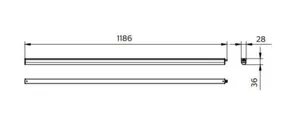 Runkovalaisin Philips Ledinaire Batten - RUNKOVALAISIN LEDINAIRE BATTEN BN021C LED20S/840 L1200