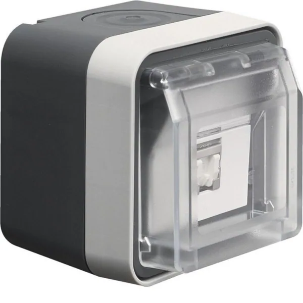 Telerasia Hager W.1 1XRJ45 KAT 6A STP IP55 HAR