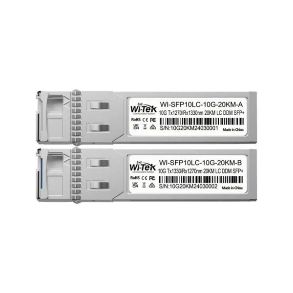 Ethernet kytkintarvike Wi-Tek SFP-PARI 20KM LC-S SM 10GBPS