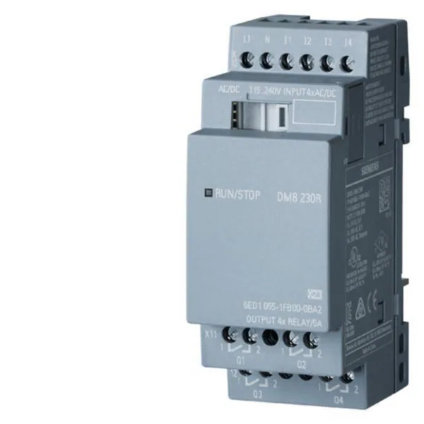 Laajennusmoduuli Siemens LOGO! LOGO 6ED1055-1FB00-0BA2. DM8 230R