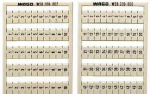 Merkintäkilpi Wago 209-699