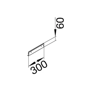 Päätykappale Hager tehalit.BKG - PÄÄTYKAPPALE TEHALIT.BKG BKGD FE 300X60 ZN