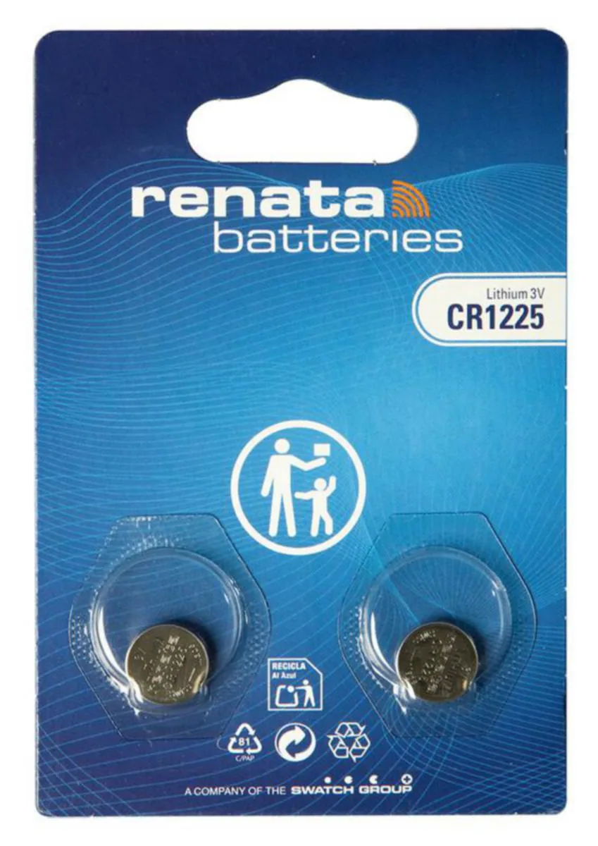 Paristo nappi lithium Renata CR1225/BP2 3V/48MAH BLISTER