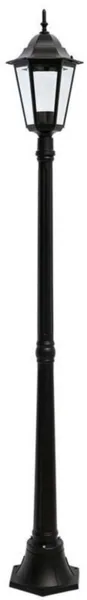 Pihapiirivalaisin Airam Kartano Pole, IP44 E27 GLC BK