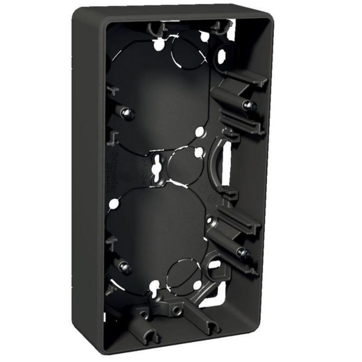 Pintakehykset Schneider Electric Exxact 2-PINTAKOJERASIA 35 MM ANT – antrasiitti
